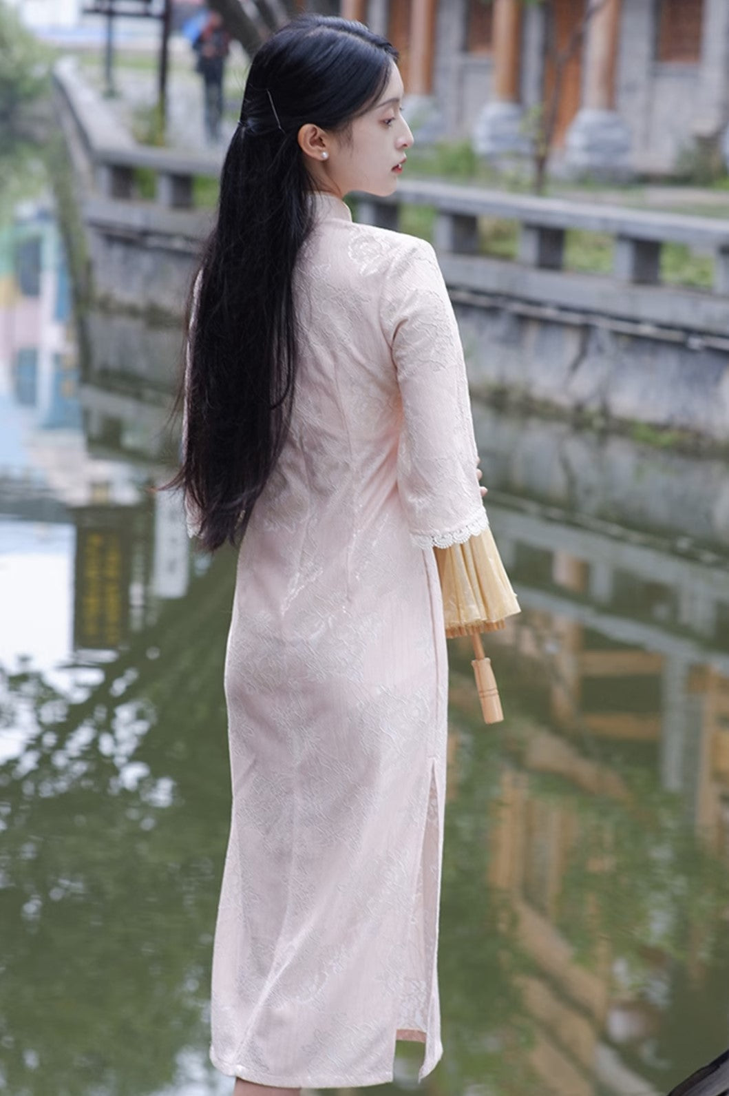 Pink Elegant Cheongsam