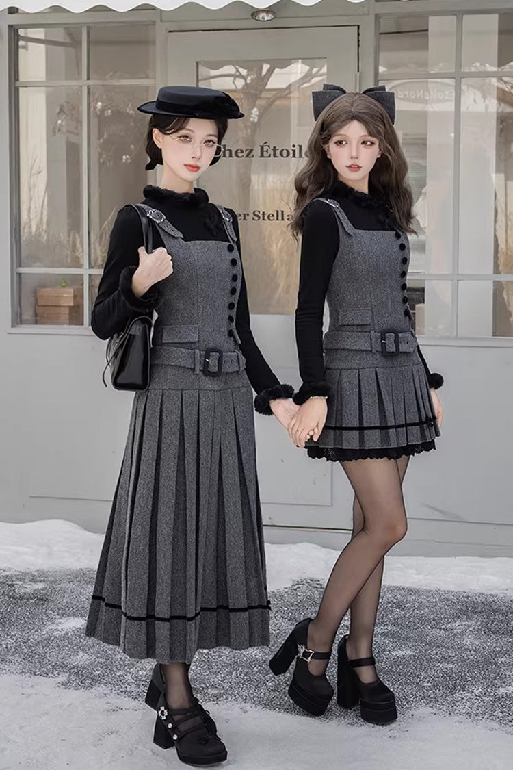 Ash Daily Elegant JSK with Graceful Ruffle Details