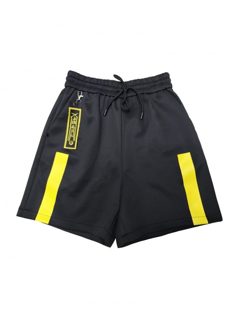 Black and Yellow Luminous Shorts