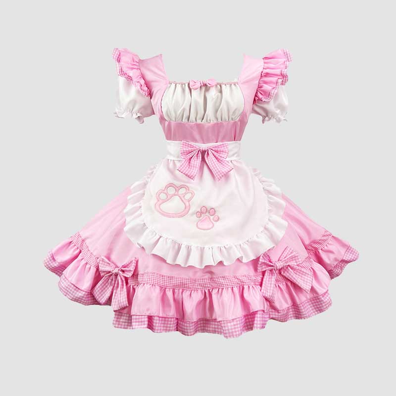 Sweet Maid Cat Paw Lolita Dress