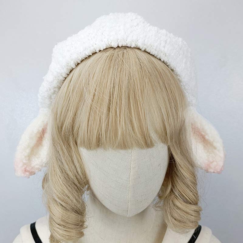 Cute Sheep Ears Woolen Lolita Beret