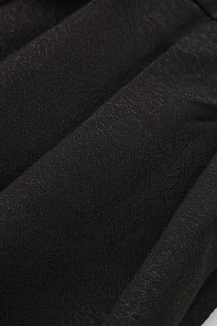 Noir Long Sleeve Ouji Fashion Vintage Elegant Prince Long Coat - The Eternal Sea of Hope