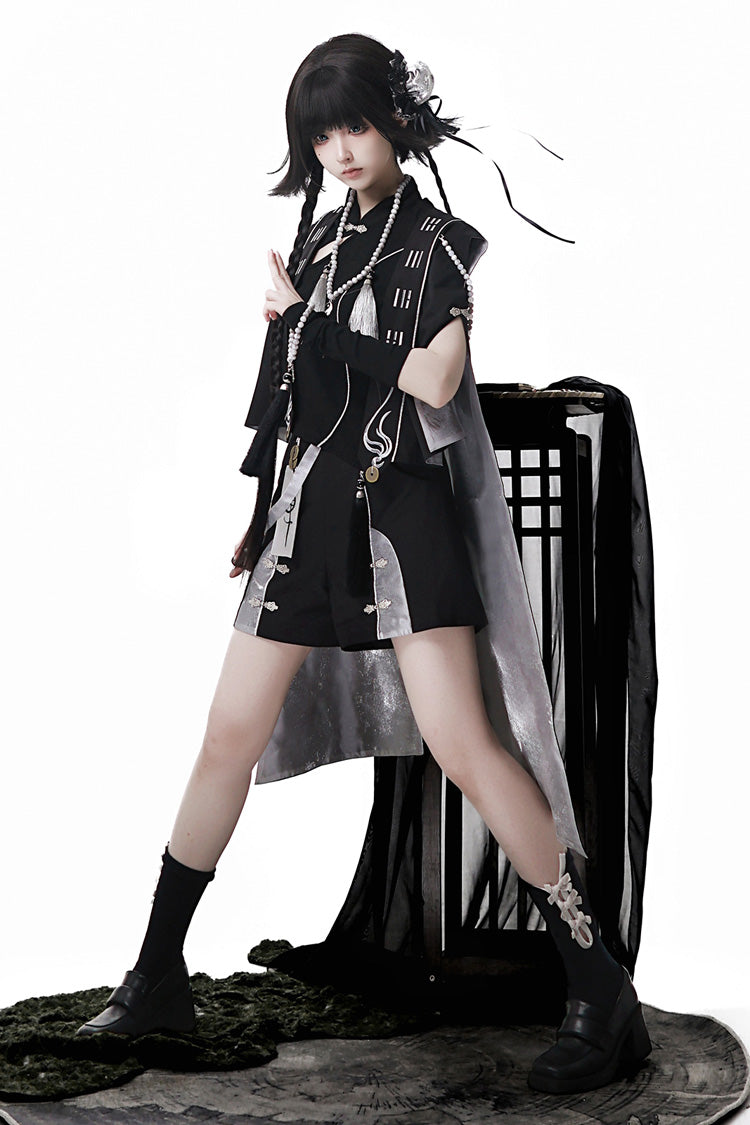 Noir Sleeveless Chinese Style Ouji Set - The Strange End of the Immortal Sect