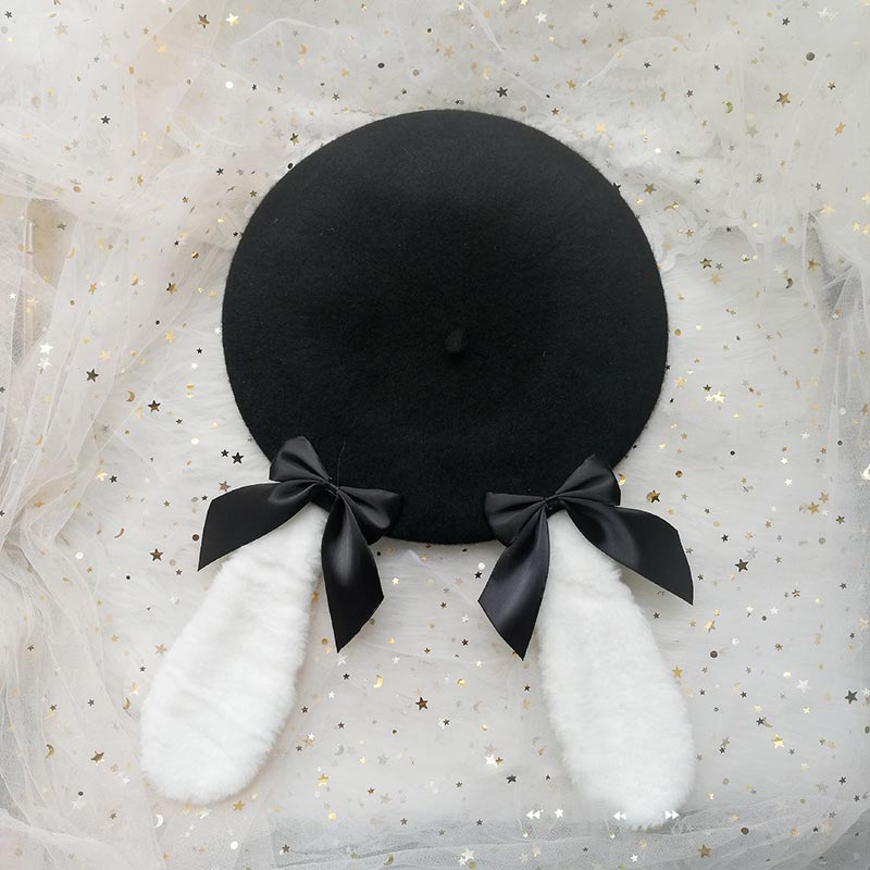 Lolita Japanese Bow-Knot Beret