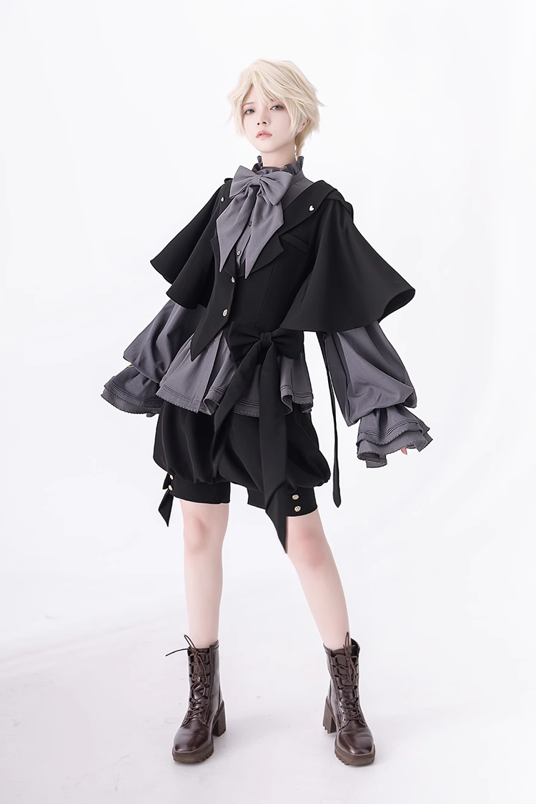 Ouji Lolita Hooded Jacket Retro