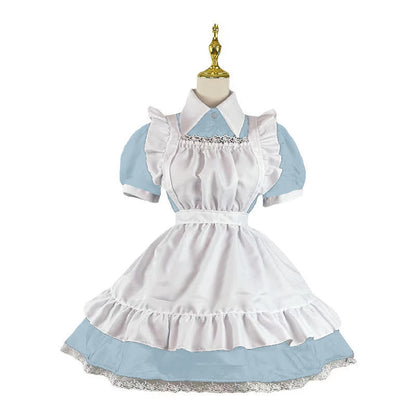 Kawaii Sweet Ruffled Maid Lolita Dress