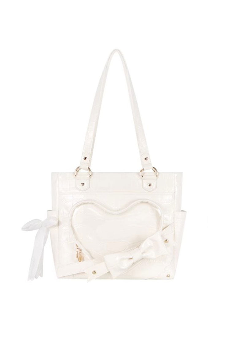 Transparent Love Bowknot Shoulder Bag