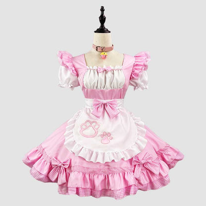 Sweet Maid Cat Paw Lolita Dress