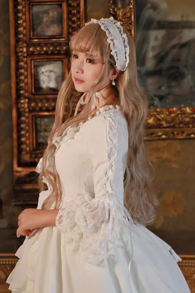 Ivory Ruffled Bridal Cardigan Bow Accent Sweet Jumper