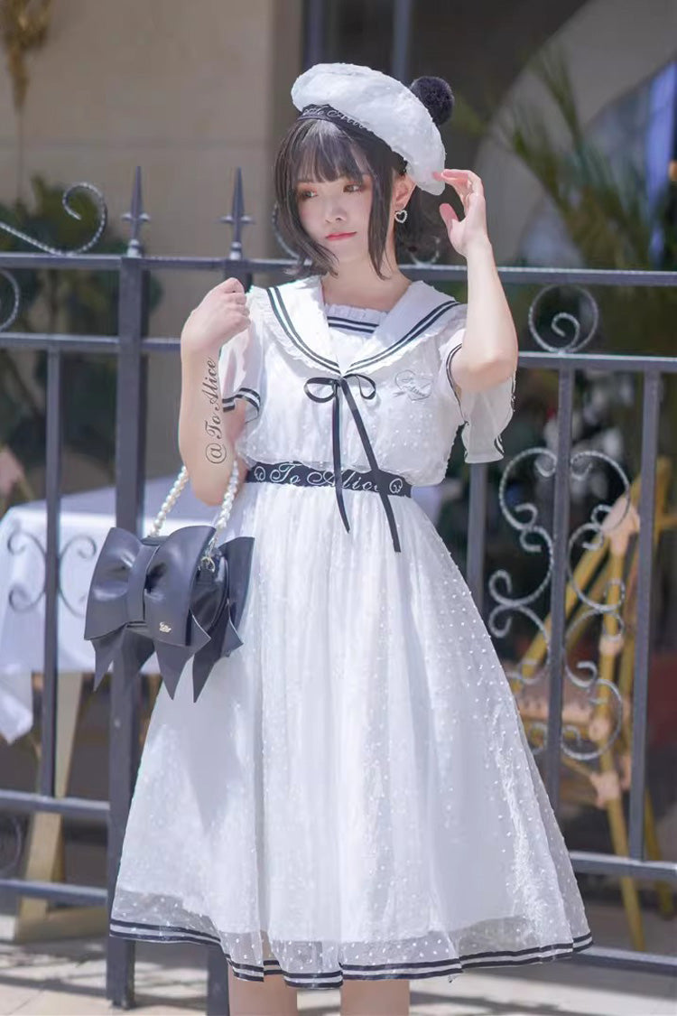 Gothic Lolita Purse with Pearl Accents & Dark Bow Detail