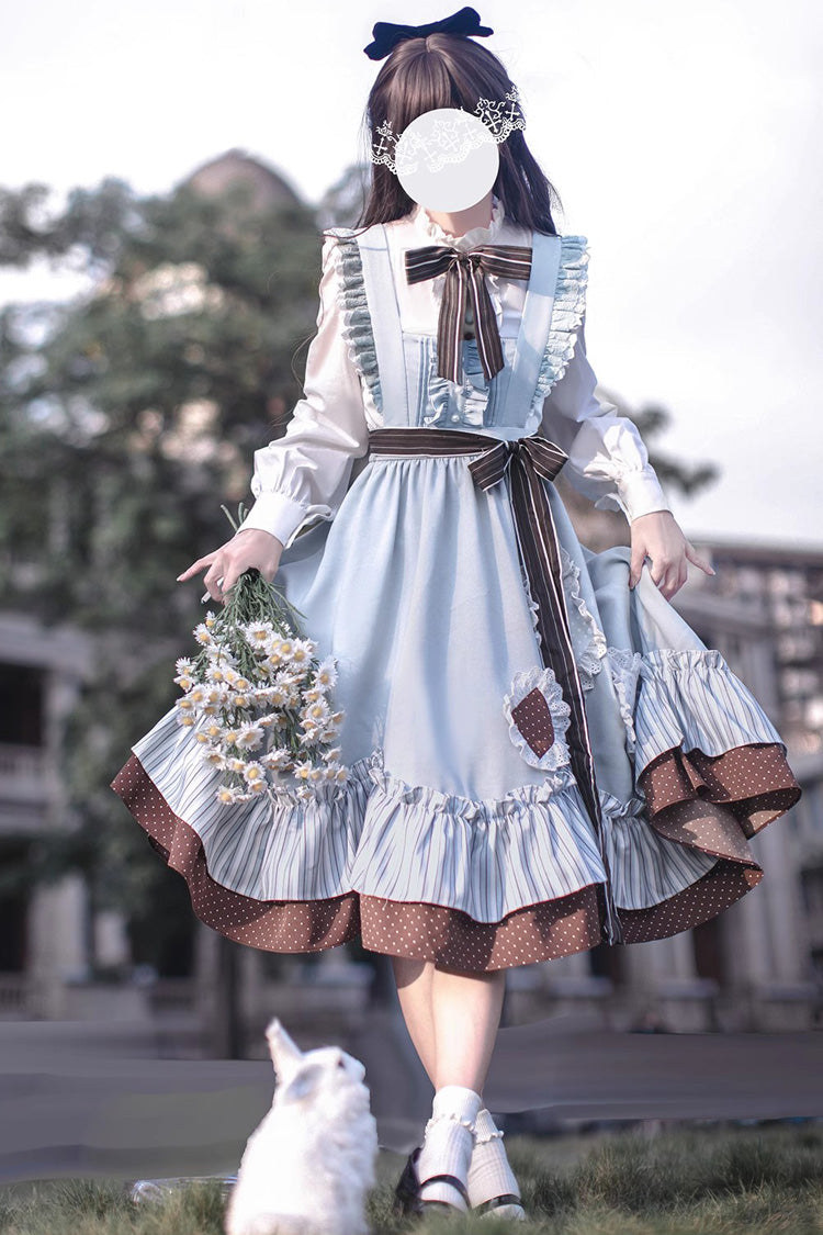Magic Vocal Club Ruffle Bowknot College Elegant JSK