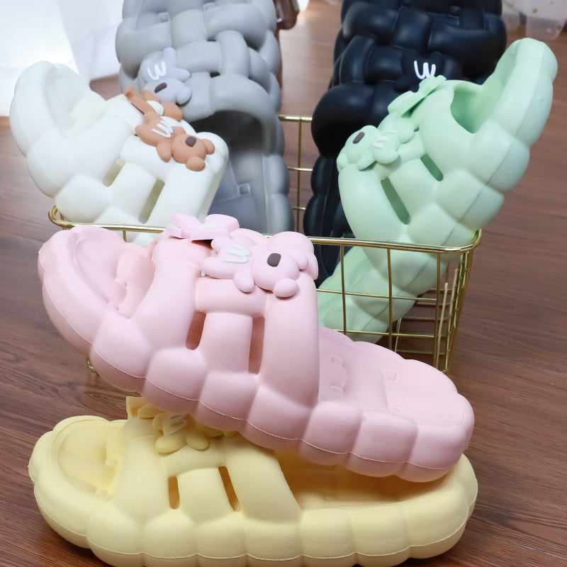 6 Color Soft Bear and Bow Summer Sandals ON885 MK Kawaii Store