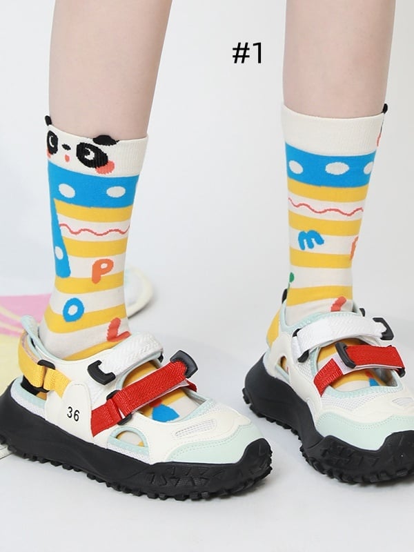 Lolita Cartoon Calf Socks