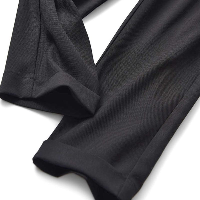 High-Waist Zipper Pocket Suit Pants