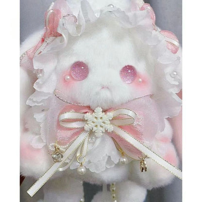 Lolita Rabbit Flower Bow Plush Doll