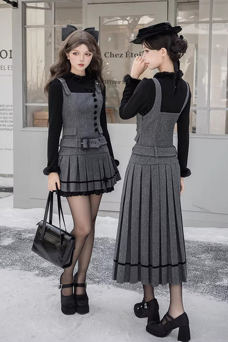 Ash Daily Elegant JSK with Graceful Ruffle Details