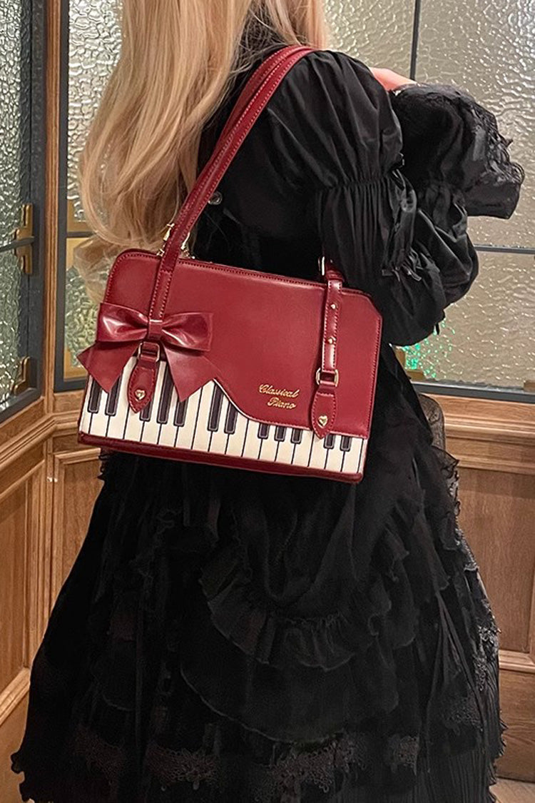 Piano Waltz Bowknot Handbag