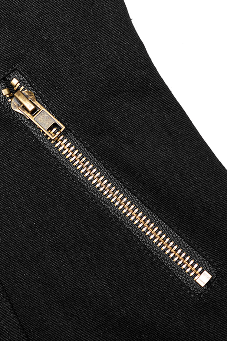 Coal Retro Button Double-Breasted Steampunk Coat for Men