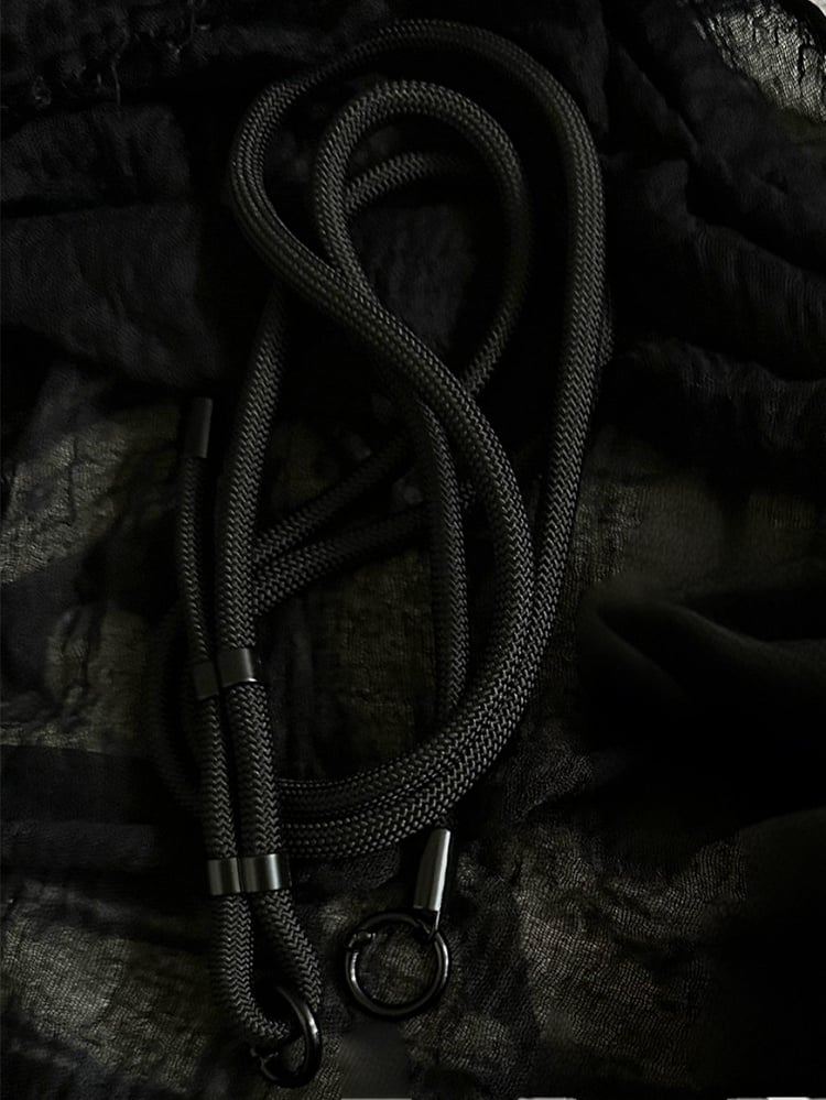 Crossbody Gothic Strap Black