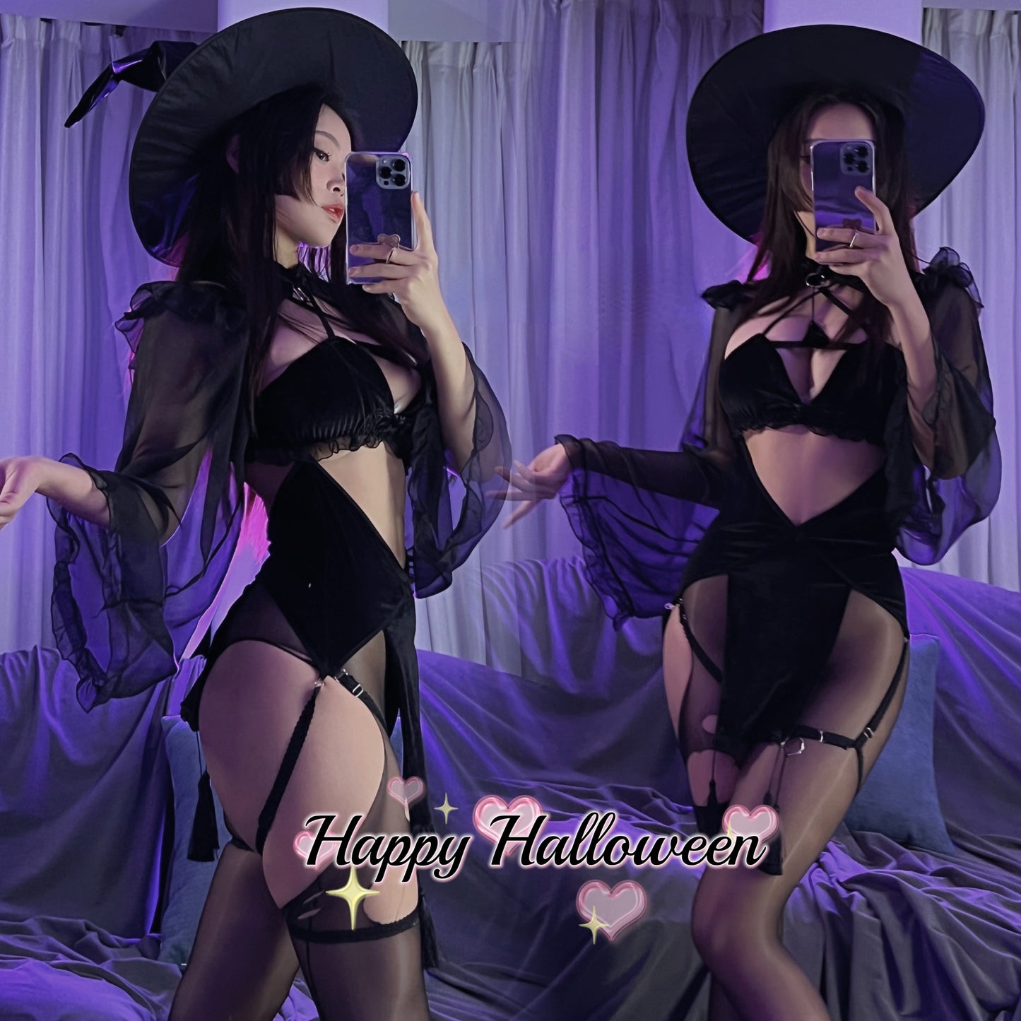 Witch Sister Raquel Cute Halloween Costume ON825