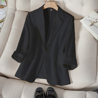 Classic Three-quarter Sleeve Blazer