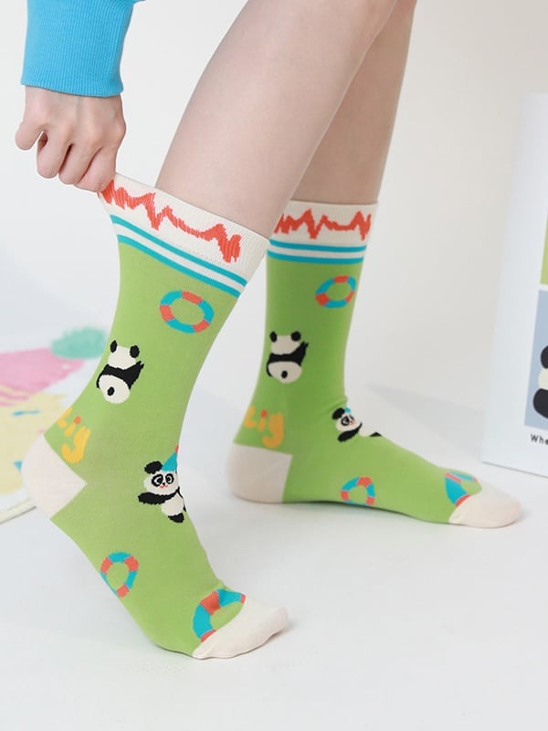 Lolita Cartoon Calf Socks