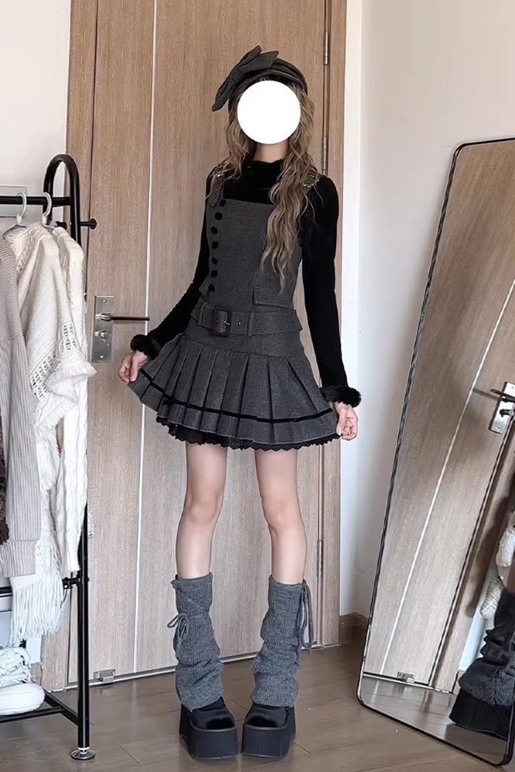 Ash Daily Elegant JSK with Graceful Ruffle Details
