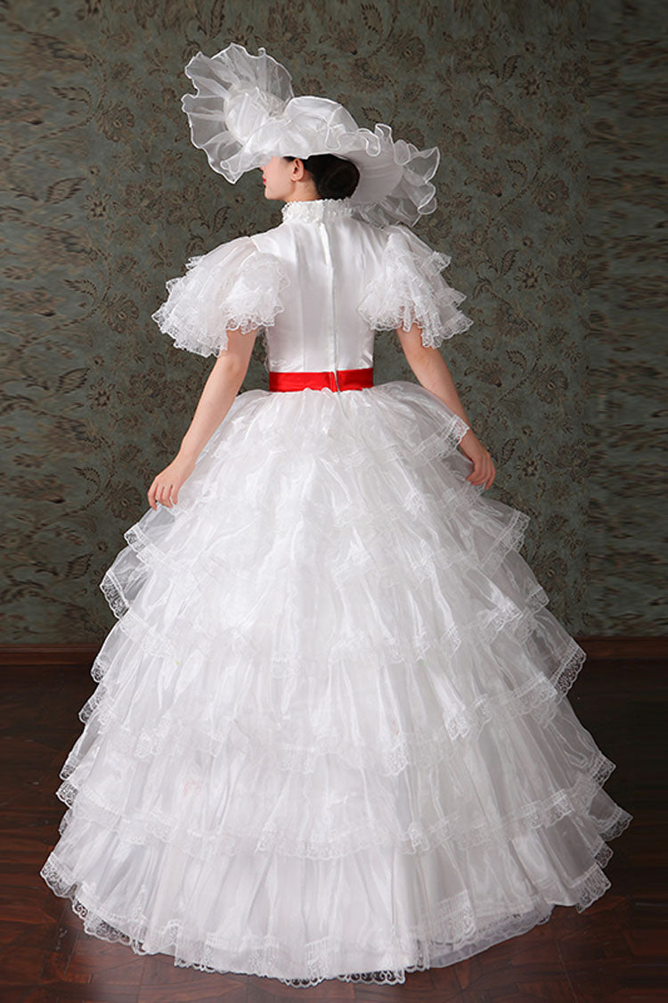 High Waisted Multi-Layer Court Dress - Victorian Lolita Style