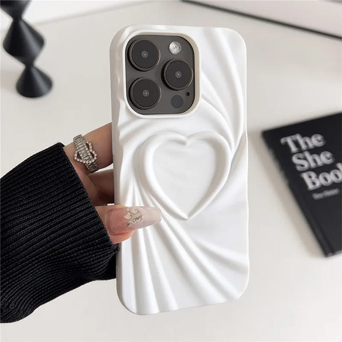 3D Heart iPhone Case