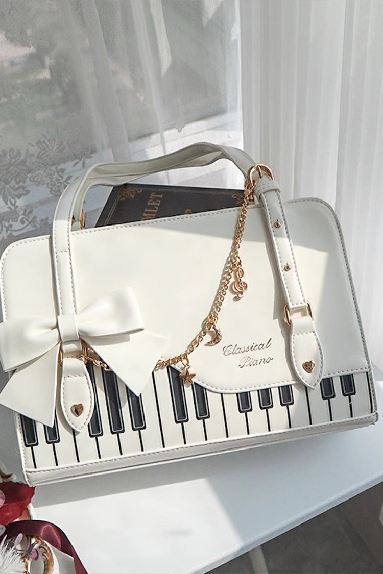 Piano Waltz Bowknot Handbag