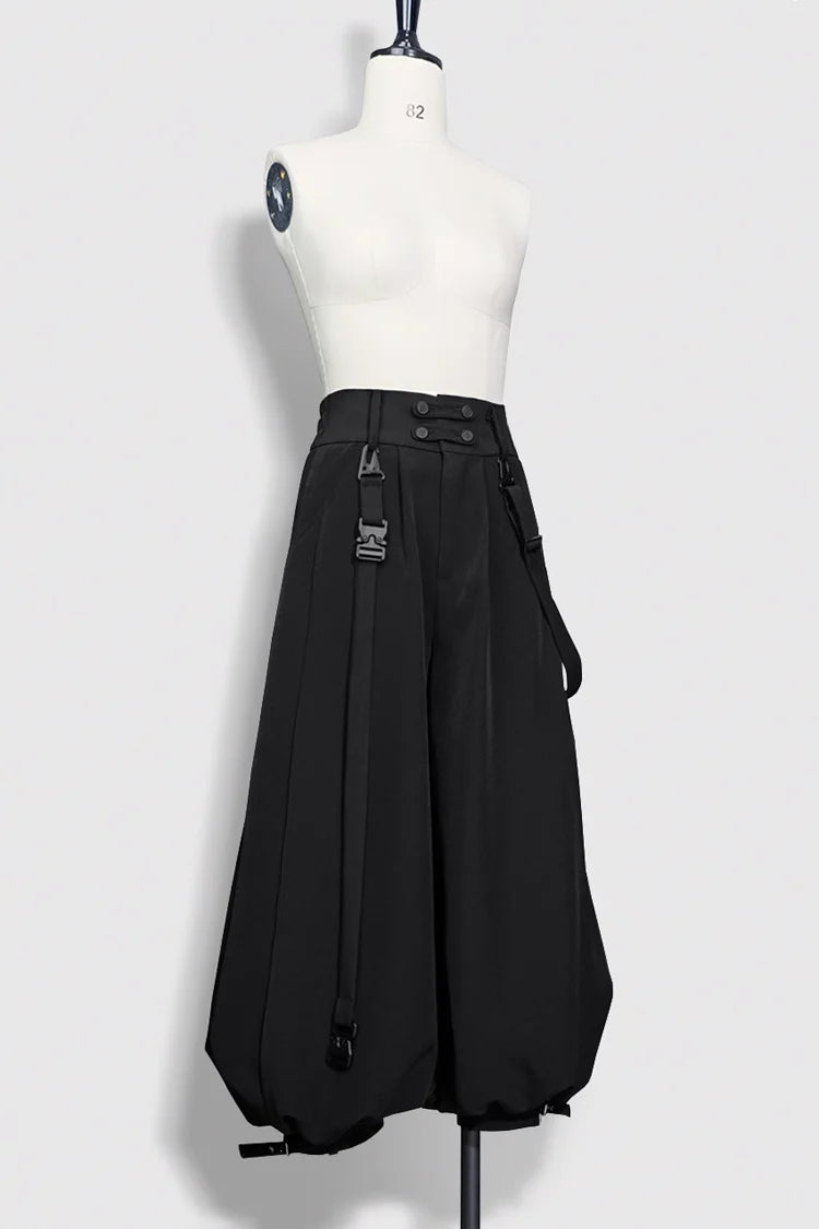 Handsome Rabbit Motif Ouji Lolita Outfit in Black