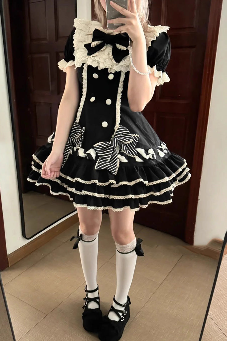 Tiered Sweet Princess Dress with Multi-Layered Ruffles
