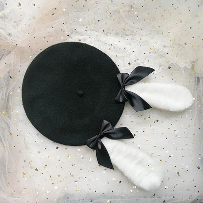 Lolita Japanese Bow-Knot Beret