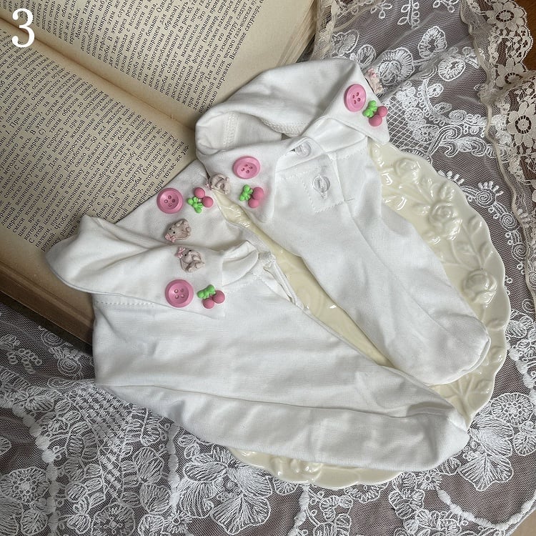 Lace-up Pink With Stockings Bowknot Loop Underknee Detail Leg