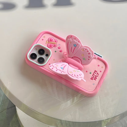 Sweet Pink Butterfly Phone Case - Kimi MK Kawaii Store