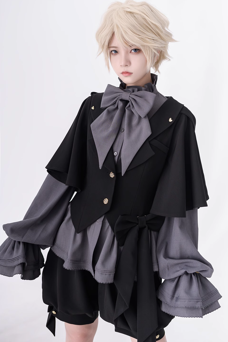 Ouji Lolita Hooded Jacket Retro