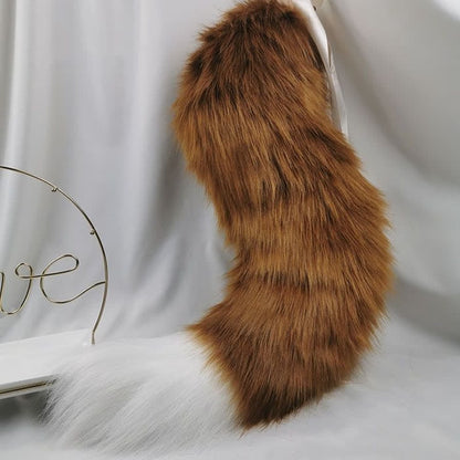 Cute Fox Ears Tail Headband Accessory