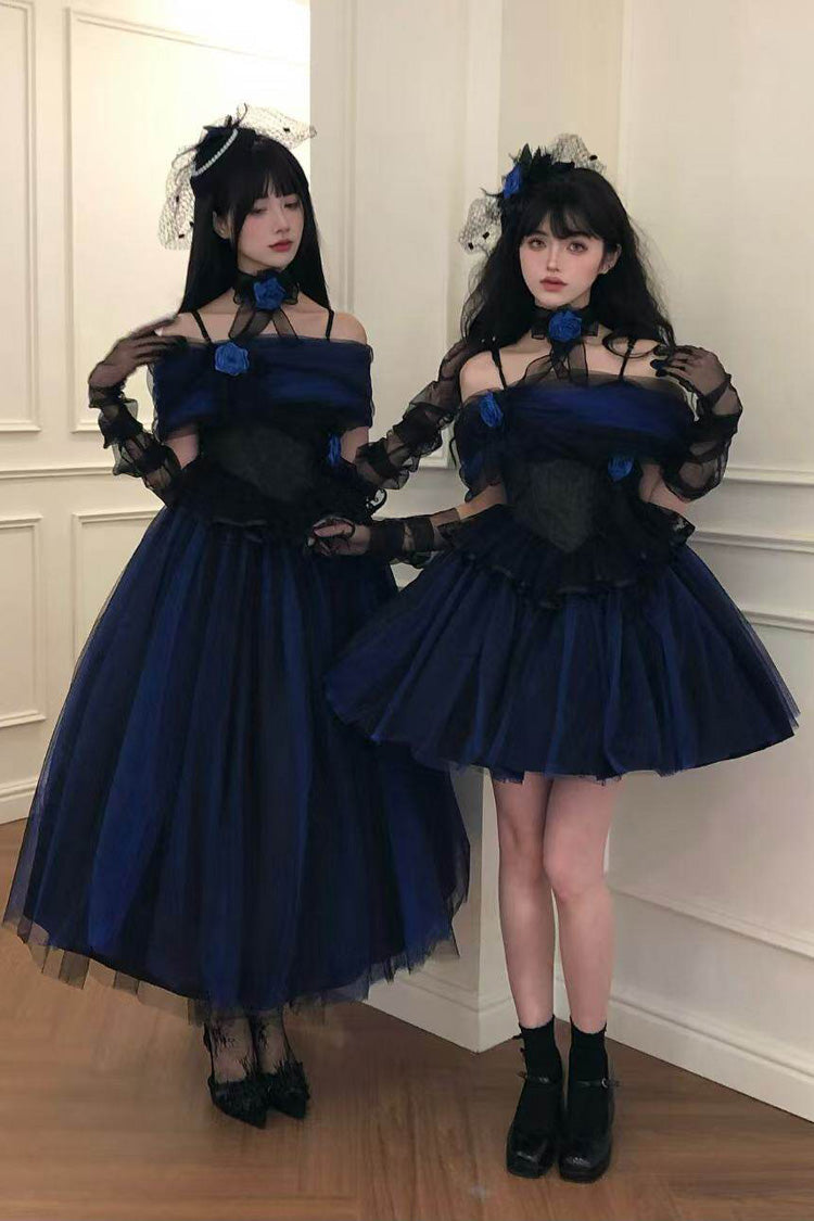 Off Shoulder Ruffled Lace Gothic Lolita Dress