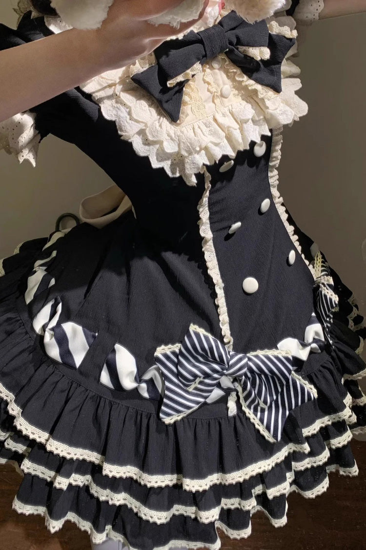 Tiered Sweet Princess Dress with Multi-Layered Ruffles