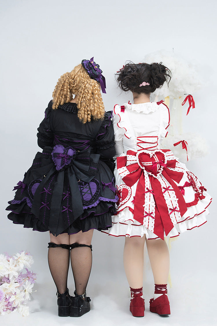 Sleeveless Ruffle Bowknot Gothic Plus Size Princess Lolita Jsk Dress