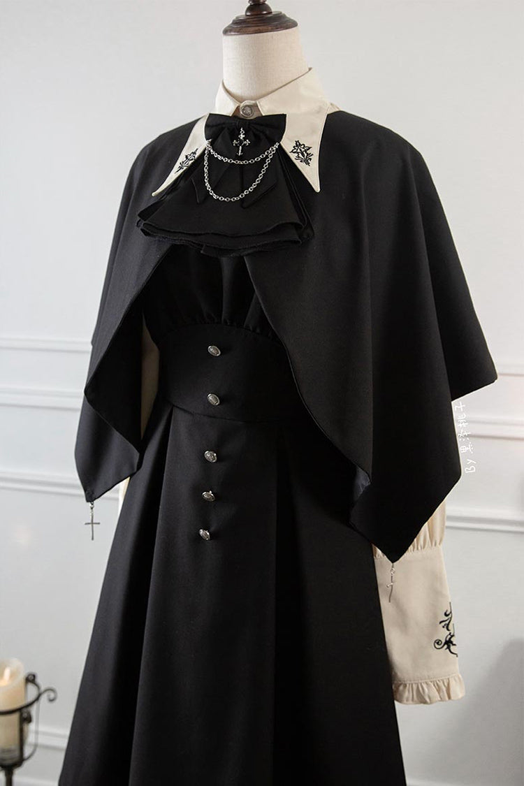 Night Raven Magic Metal buttons Gothic Lolita Dress