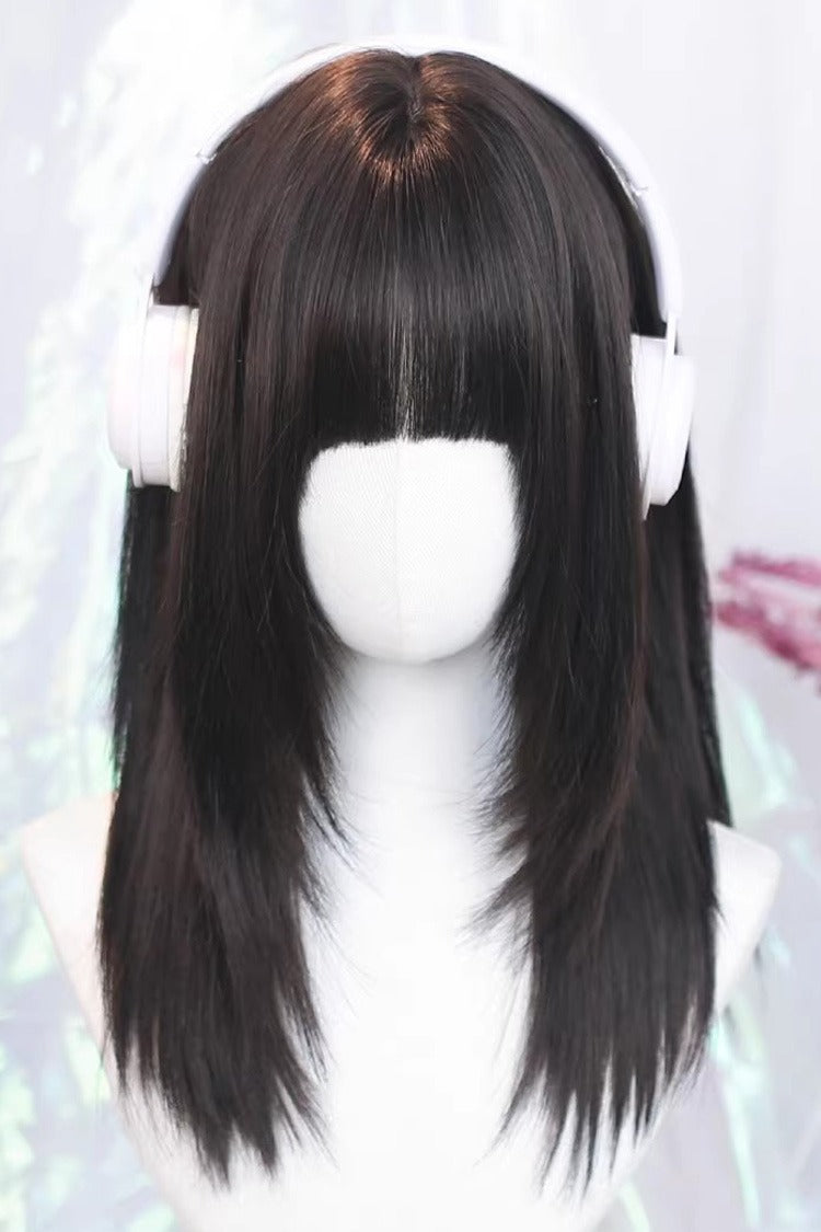 Straight Fringe Japanese Sweet Lolita Wig - Three Shades