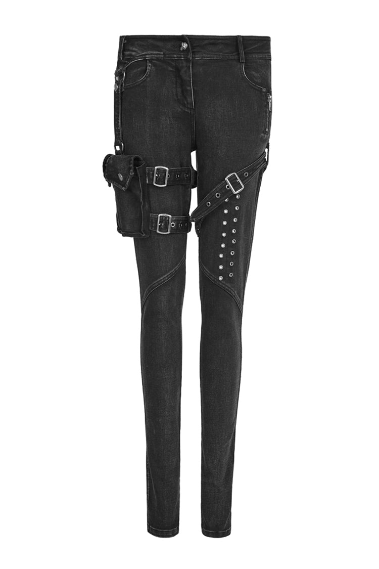 Pocket Stretch Denim Punk Trouser