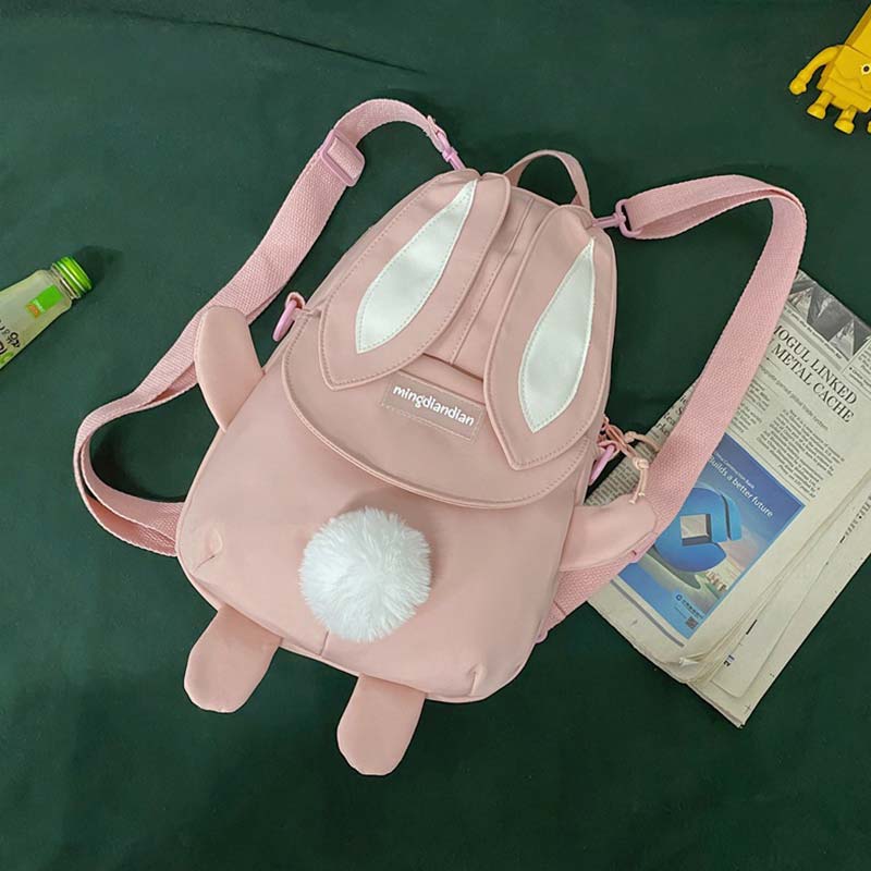 Cute Cartoon Bunny Ears Backpack