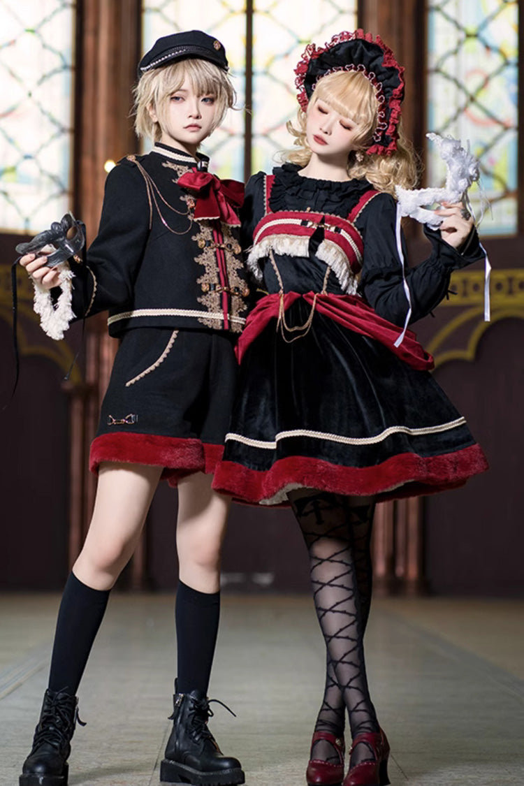 Scarlet Ebony Dark Baroque Classic Ouji Lolita Headpiece