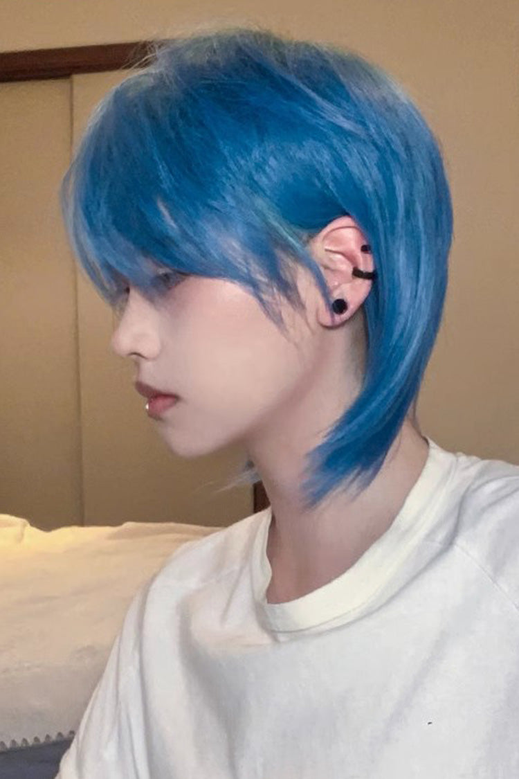 Gradient Short Hair Ouji Wig - Natural Medium Cut