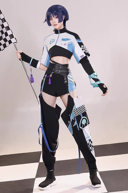 Handsome Ouji Lolita Set with Rider Print