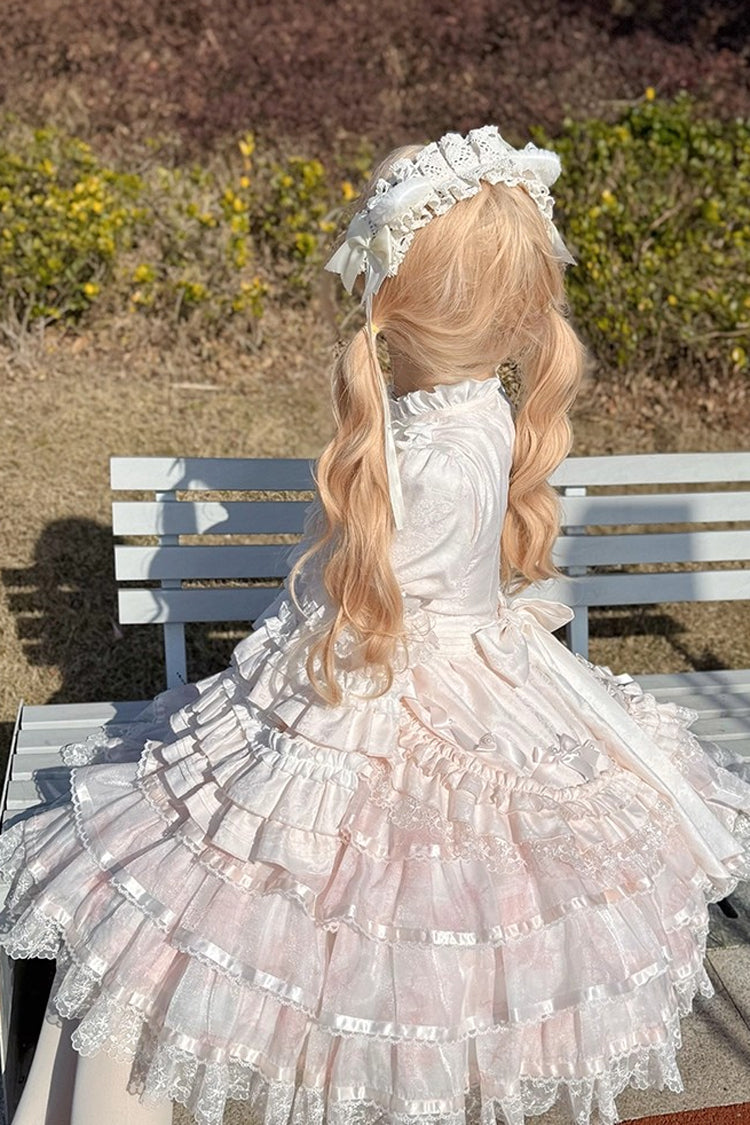Soloist Doll Asymmetric Dress with Hime Sleeves & Ruffles
