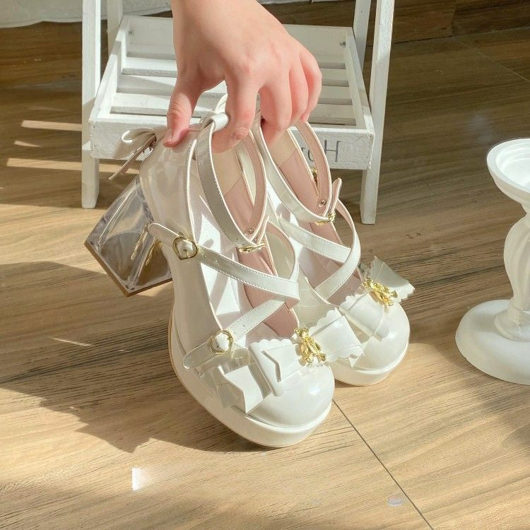 Lolita Bear Heels Mary Jane Shoes Sandals MK Kawaii Store
