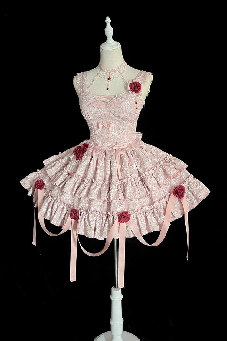 Weeping Rose Lace Ballet Skirt Set